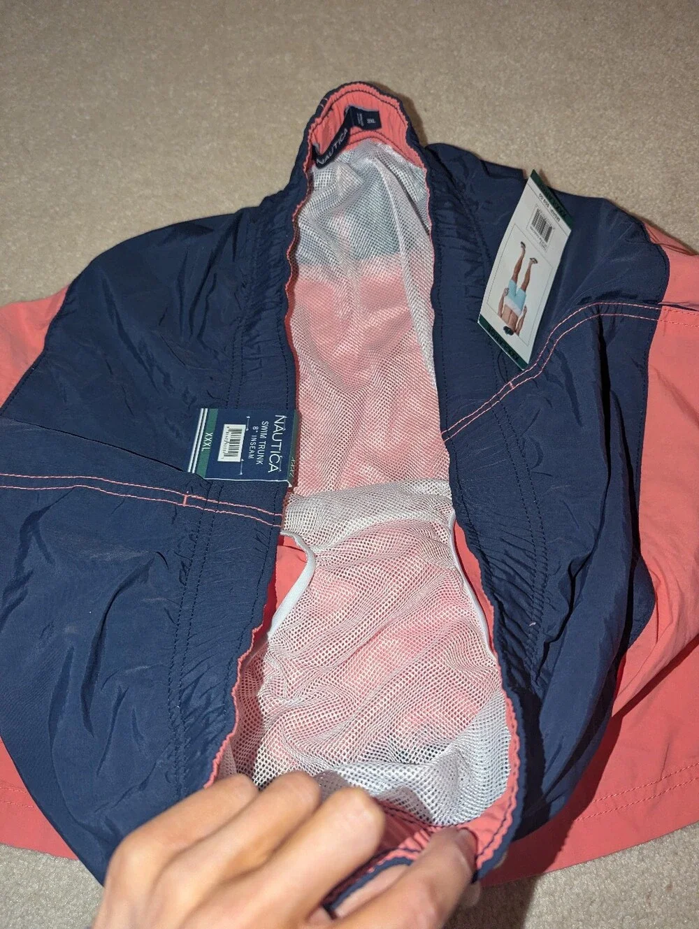 Nwt Nautica XXXL Swim Trunk 8